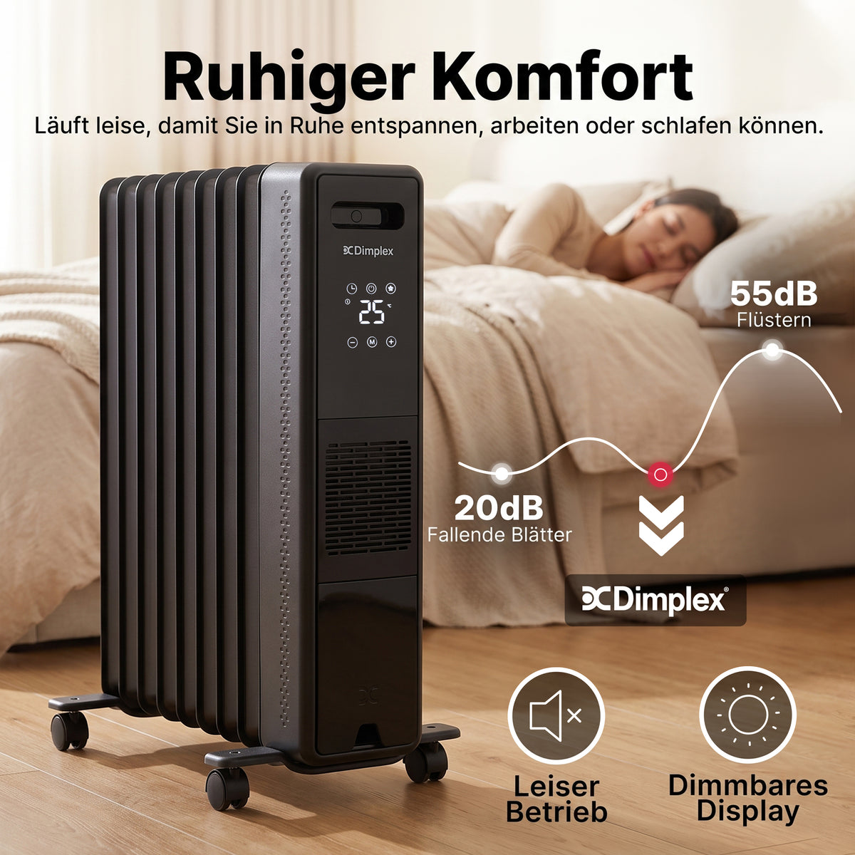 Eco Edge mobiler elektrischer Heizkörper