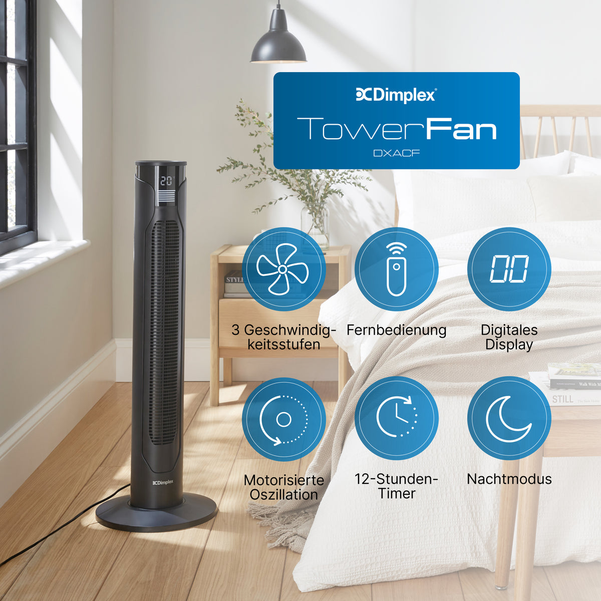 EU EasyBreeze Tower Fan