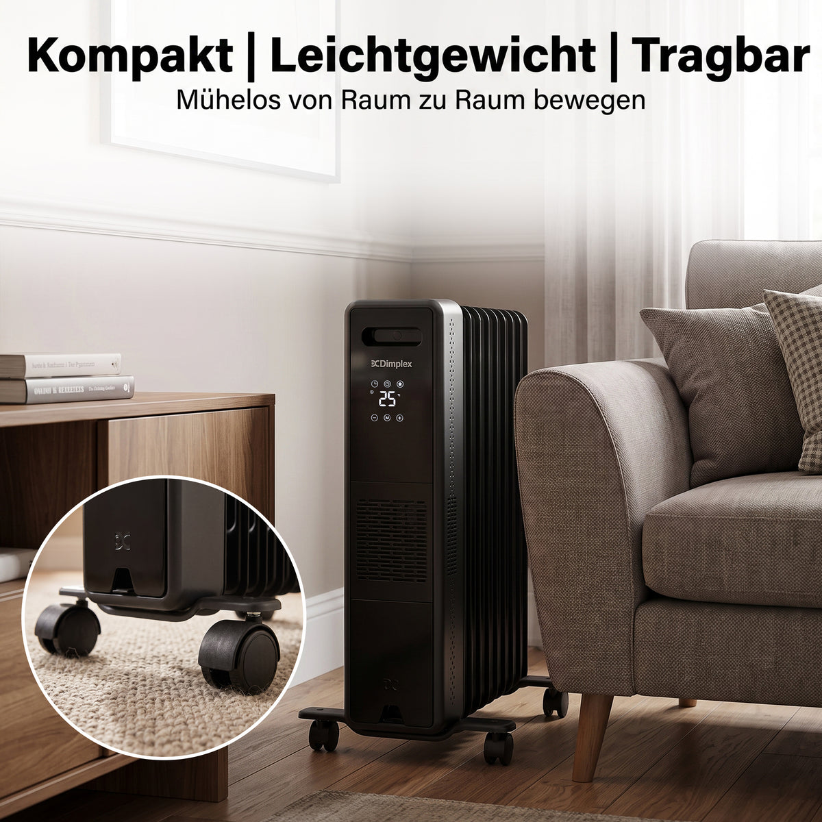 Eco Edge mobiler elektrischer Heizkörper