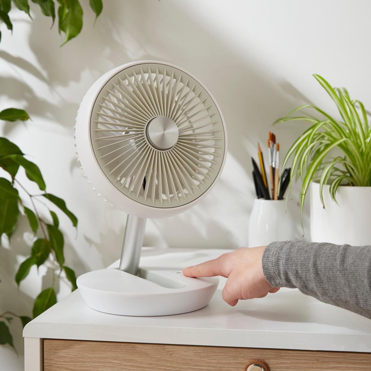 BreezePod kabelloser Tischventilator