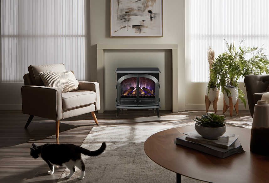 Emberly Optiflame Freistehender Elektrokamin
