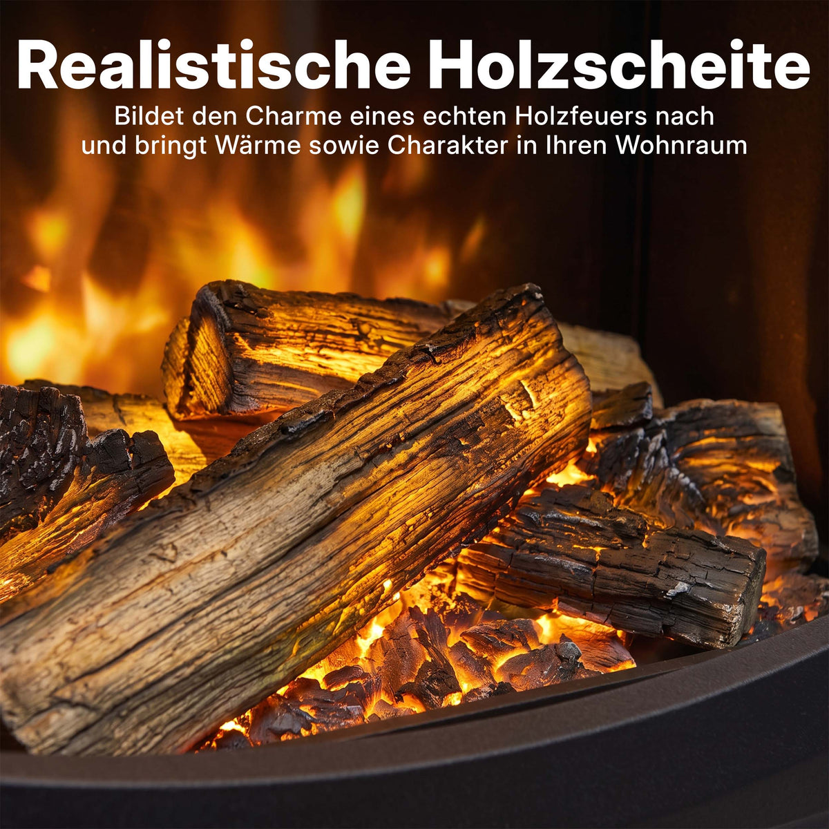Oakridge Optiflame Freistehender Elektrokamin